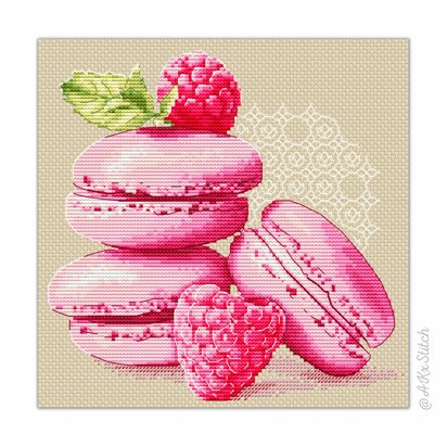 Macaroons Cross Stitch PDF Pattern