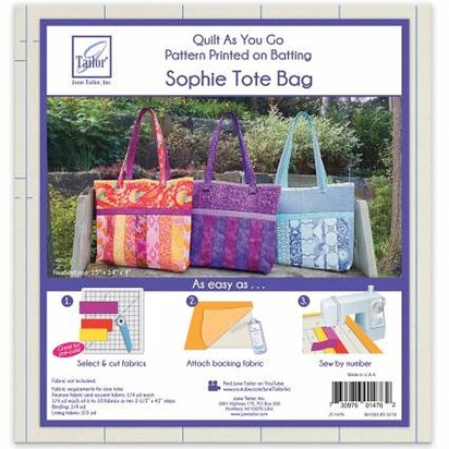 June Tailor Inc Quilt As You Go Tote Sophie Design