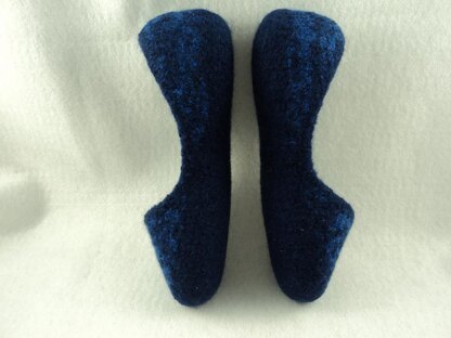 Ladies House Slippers Felted Knit Pattern