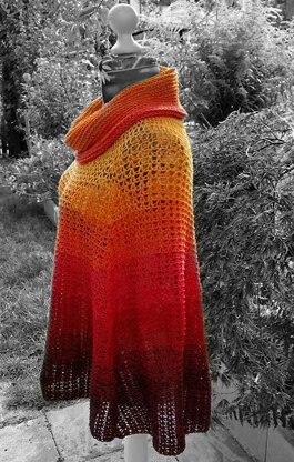Poncho "Otoño" with Loop