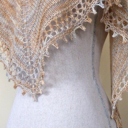 Pashmina Shawlette - knitting pattern
