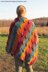 Zig Zag Autumn Poncho