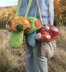 Crochet mushroom bag