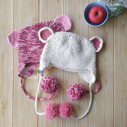 Bear Earflap Hat