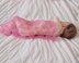 Baby prop cocoon blanket & fower headwrap
