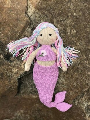 Meemoodolls Knitting Mermaid. Dion The Princess Sea