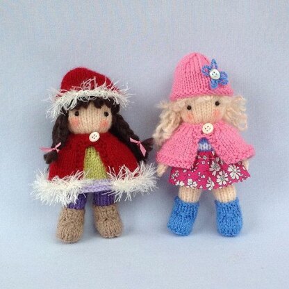 Small on sale knitted dolls