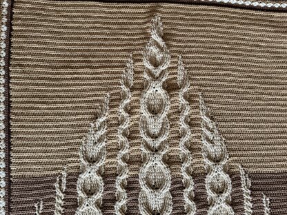 Crochet Cappuccino Throw