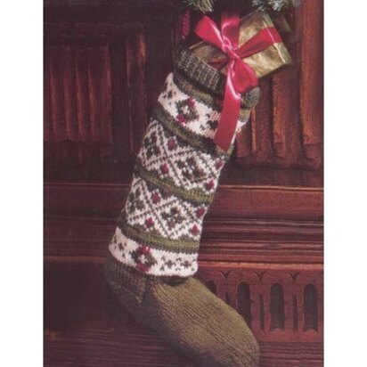Fair Isle Stocking in Patons Canadiana