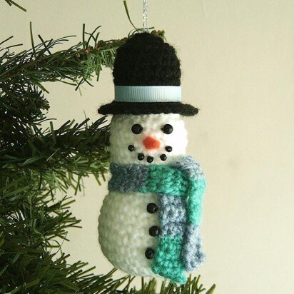 Snowman hanging ornament