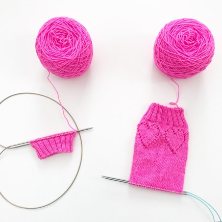 February ‘Valentines’ socks #3