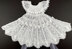 Doll Wedding Dress in Aunt Lydia's Classic Crochet Thread Size 10 Natural - LC4576 - Downloadable PDF