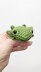 Crochet frog pattern, amigurumi frog mini crochet animal pattern