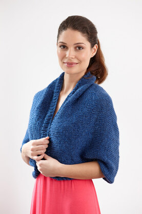 Basic Shrug in Lion Brand Heartland - L30110