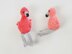 Fiona & Fred Crochet Flamingo in Red Heart Amigurumi - LM6297 - Downloadable PDF