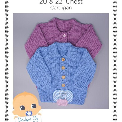 Rio Baby Cardigan 20" & 22" chest