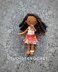 Moana amigurumi doll