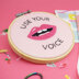 The Make Arcade Use Your Voice Embroidery Kit - 4 Inch