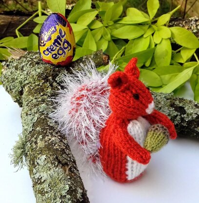 Little Red Squirrel Nutkin - Creme Egg Cover