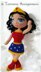 Doll WONDER WOMAN crochet pattern