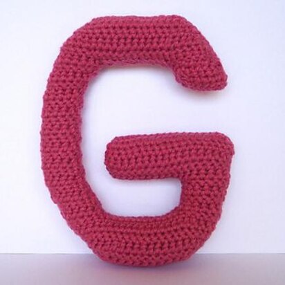 Capital G Alphabet Letter Pattern