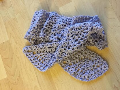 Purple Pineapples Scarf