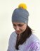 Slouchy Hat with Pom Pom