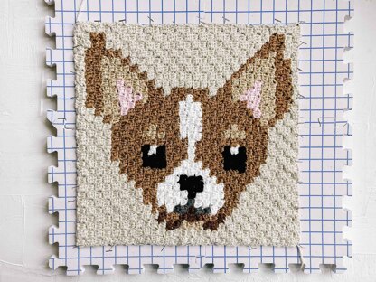 C2C Chihuahua Dog Blanket Square