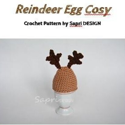 Reindeer Egg Cosy Crochet Pattern