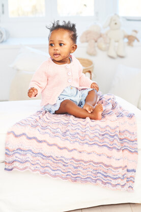 Cardigans and Blanket in Stylecraft Bambino DK & Bambino Prints DK - 10066 - PDF