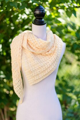 Vertical Sunshine Shawl