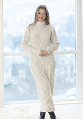 Track Dress in Viking Of Norway Alpaca Storm - UK-2307-5 - Downloadable PDF