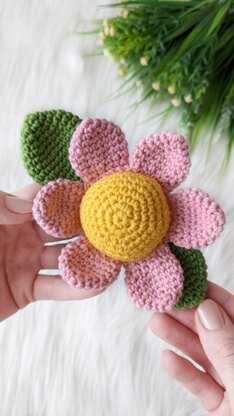 Flower crochet pattern, easy crochet flower tutorial