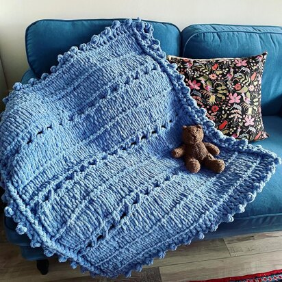 Pom-Pom Baby Blanket