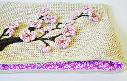 Japanese garden clutch