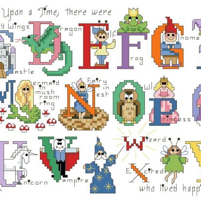 Once Upon a Time Alphabet - PDF