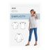 Simplicity Misses' Tops With Sleeve & Length Variation S9107 - Paper Pattern, Size A (XS-S-M-L-XL-XXL)