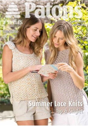 Ladies Open Lace Knits in Patons Smoothie DK - 401