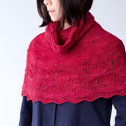 Bryanna cowl capelet