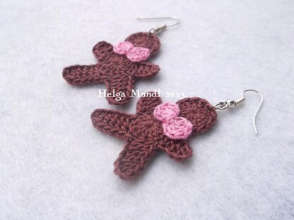 Gingerbread earrings