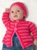 Baby cardigan and hat