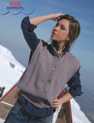 Deciso Waistcoat in Adriafil Sierra Andina