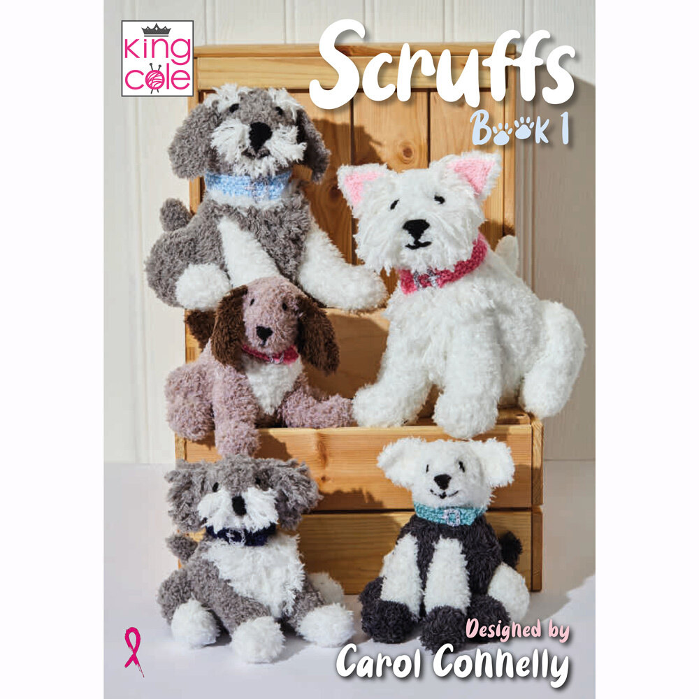 King Cole: Scruffs Dog Toys - Knitting Pattern Book 1 King Cole: Scruffs Dog Toys - Knitting Pattern Book 1
