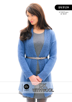 Cardigan in DY Choice DK With Wool - DYP139