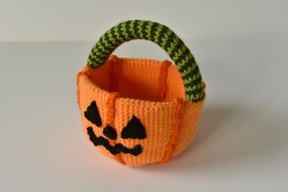 Jack o'Lantern Trick or Treat Candy Basket