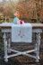 Vervaco Flowers & Leaves Table Runner Printed Embroidery Kit - 40cm x 100cm