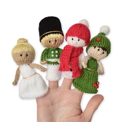 Santa's Grotto Finger Puppets