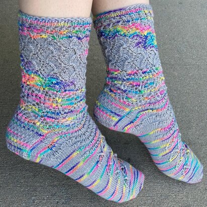 Elemental Socks SKA MKAL - knitting pattern
