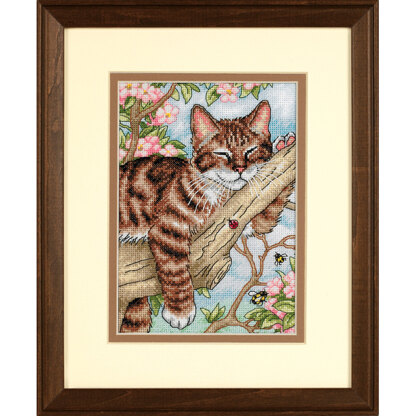 Dimensions Napping Kitten Cross Stitch Kit