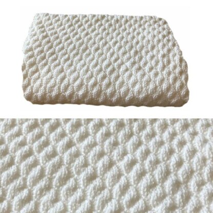 2 x Easy Baby Blankets - Squares & Bumps